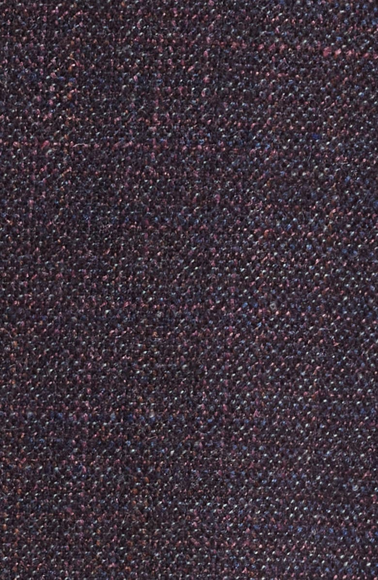 Canali Kai Trim Fit Slub Wool & Silk Blend Herringbone Sport Coat, Alternate, color, Purple