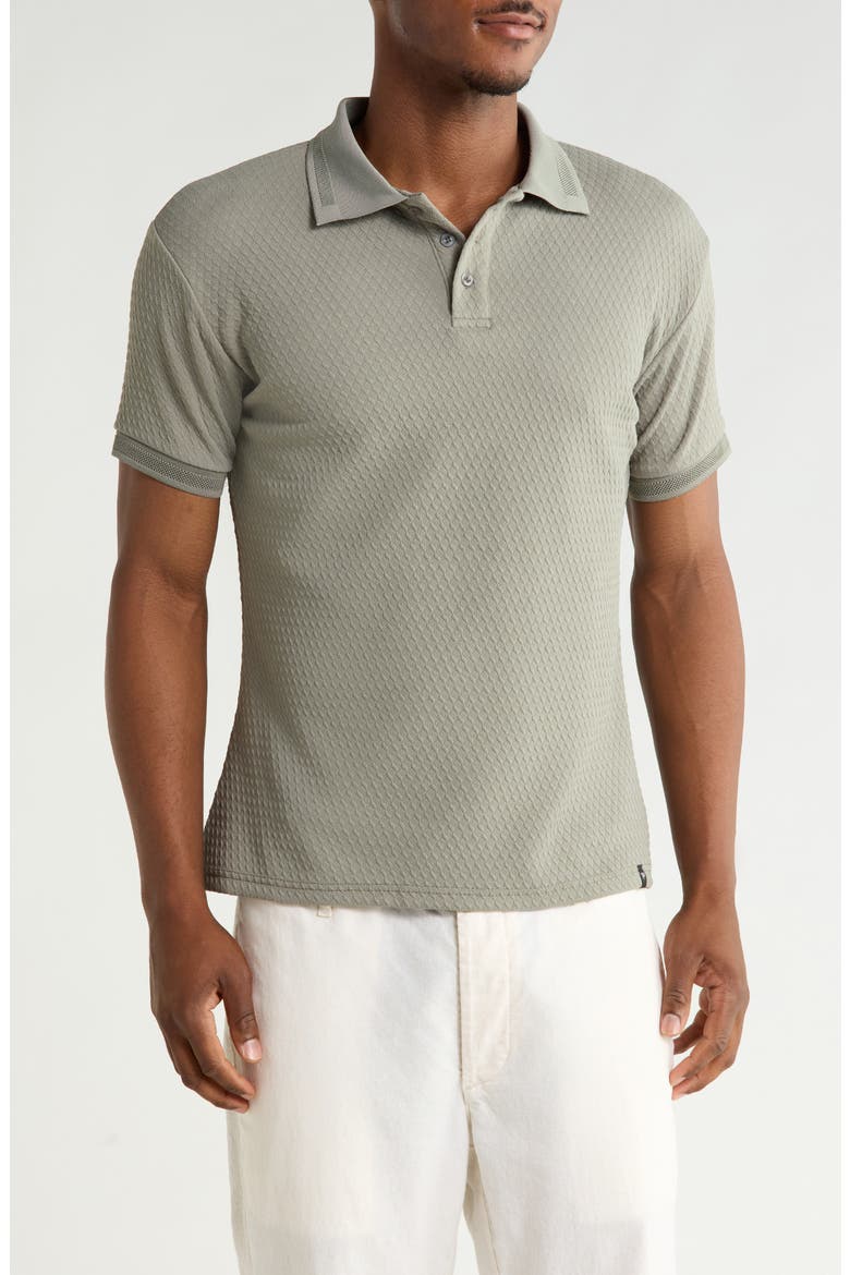Modern Fit Textured Polo (Men) | Nordstromrack