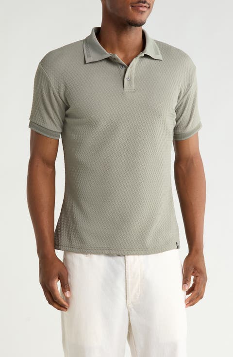 Modern Fit Textured Polo