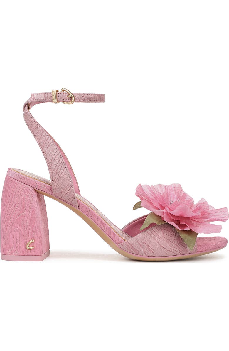 Circus NY by Sam Edelman Aria Flower Ankle Strap Sandal, Alternate, color, Rosette Blush/ Pink Prism