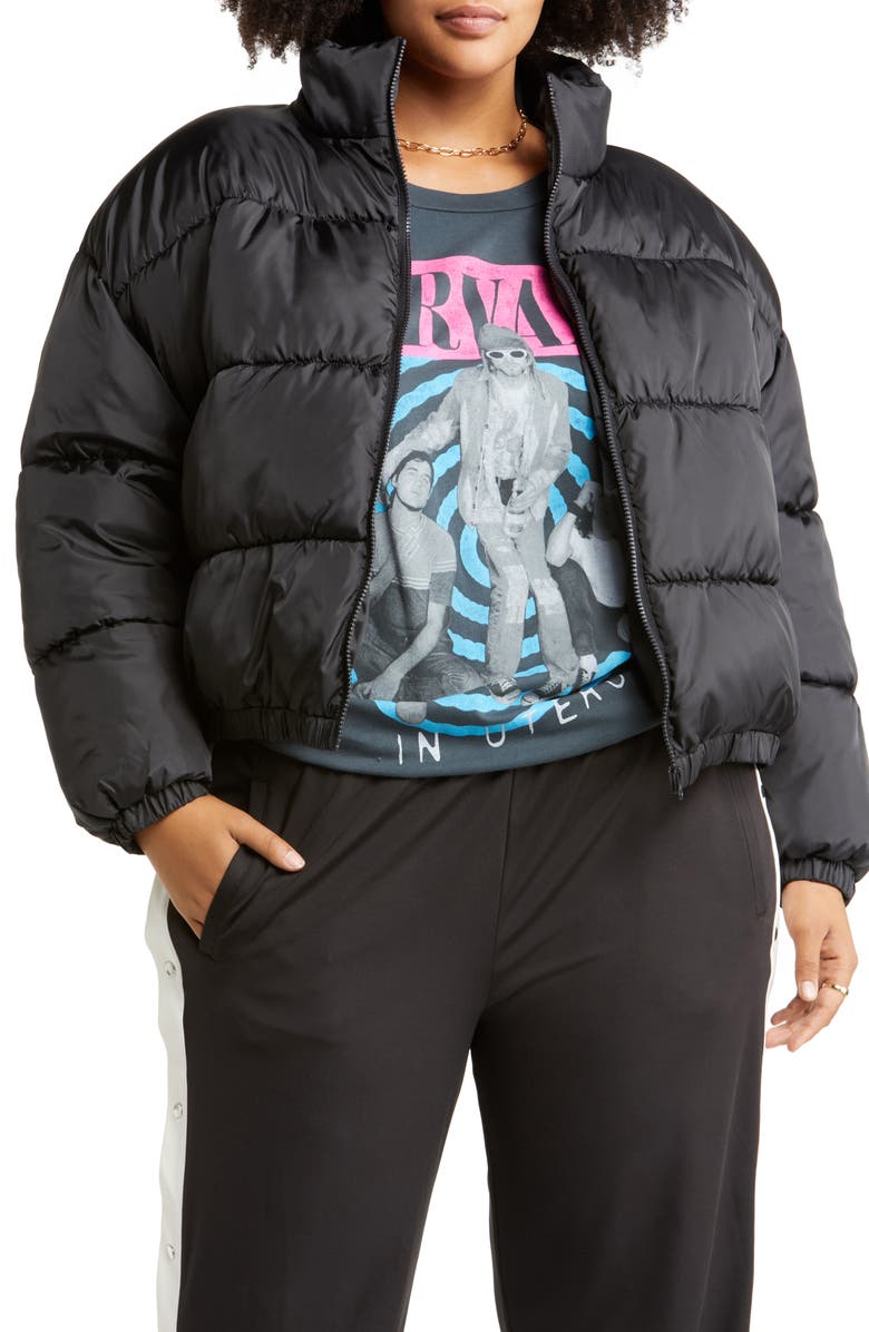 BP. Water-Resistant Crop Puffer Jacket, Main, color, 