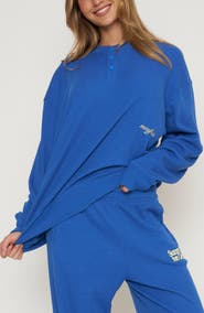 THE MAYFAIR GROUP Sunny Days Are Coming Waffle Knit Sweatshirt