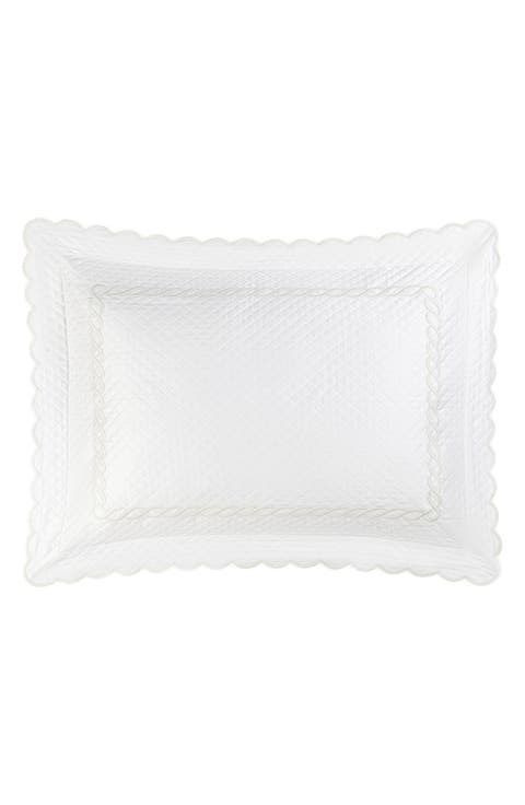 Classic Chain Scallop Matelassé Pillow Sham