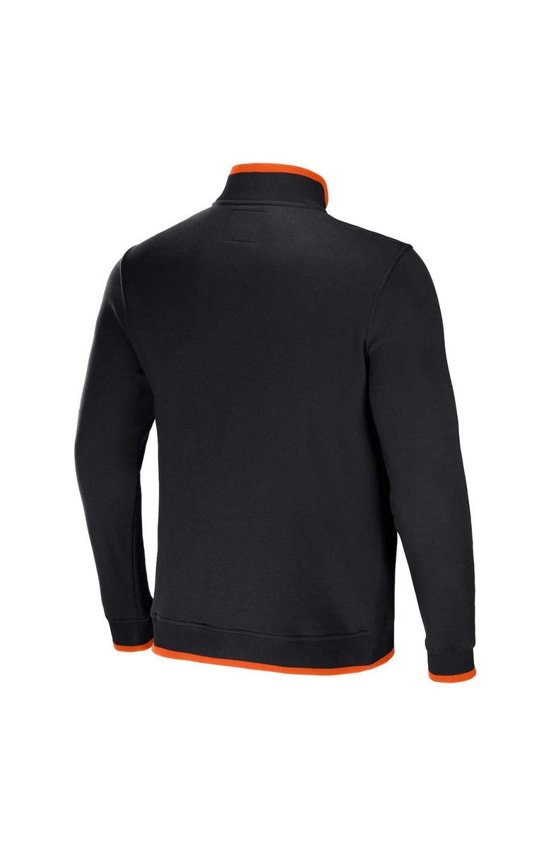 NFL X DARIUS RUCKER Men's NFL x Darius Rucker Collection by Fanatics Black Chicago Bears Logo Quarter-Zip Top, Alternate, color, 