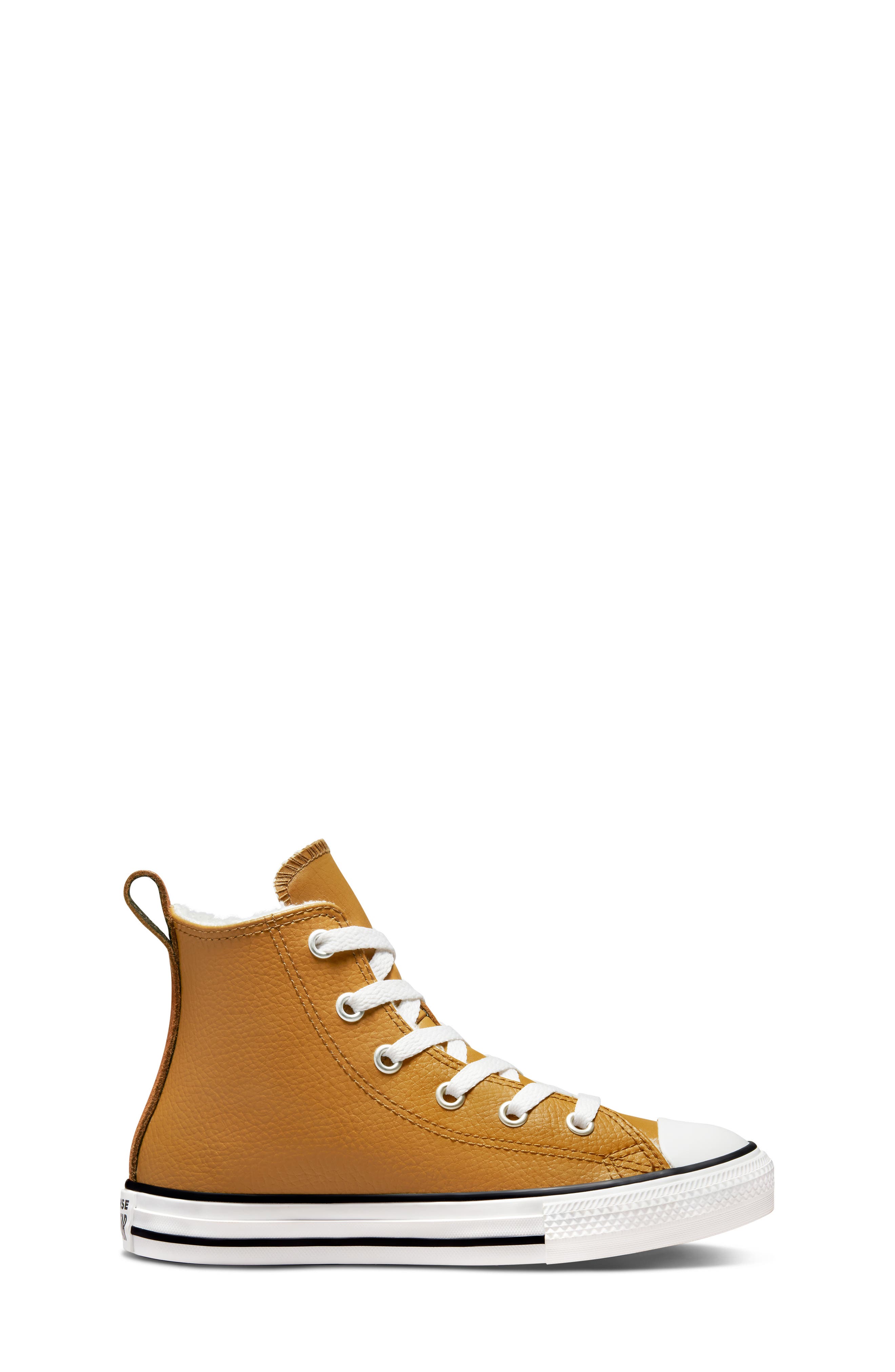 Converse Kids' Chuck Taylor<sup>®</sup> All Star<sup>®</sup> Hi Faux Shearling Sneaker, Alternate, color, 