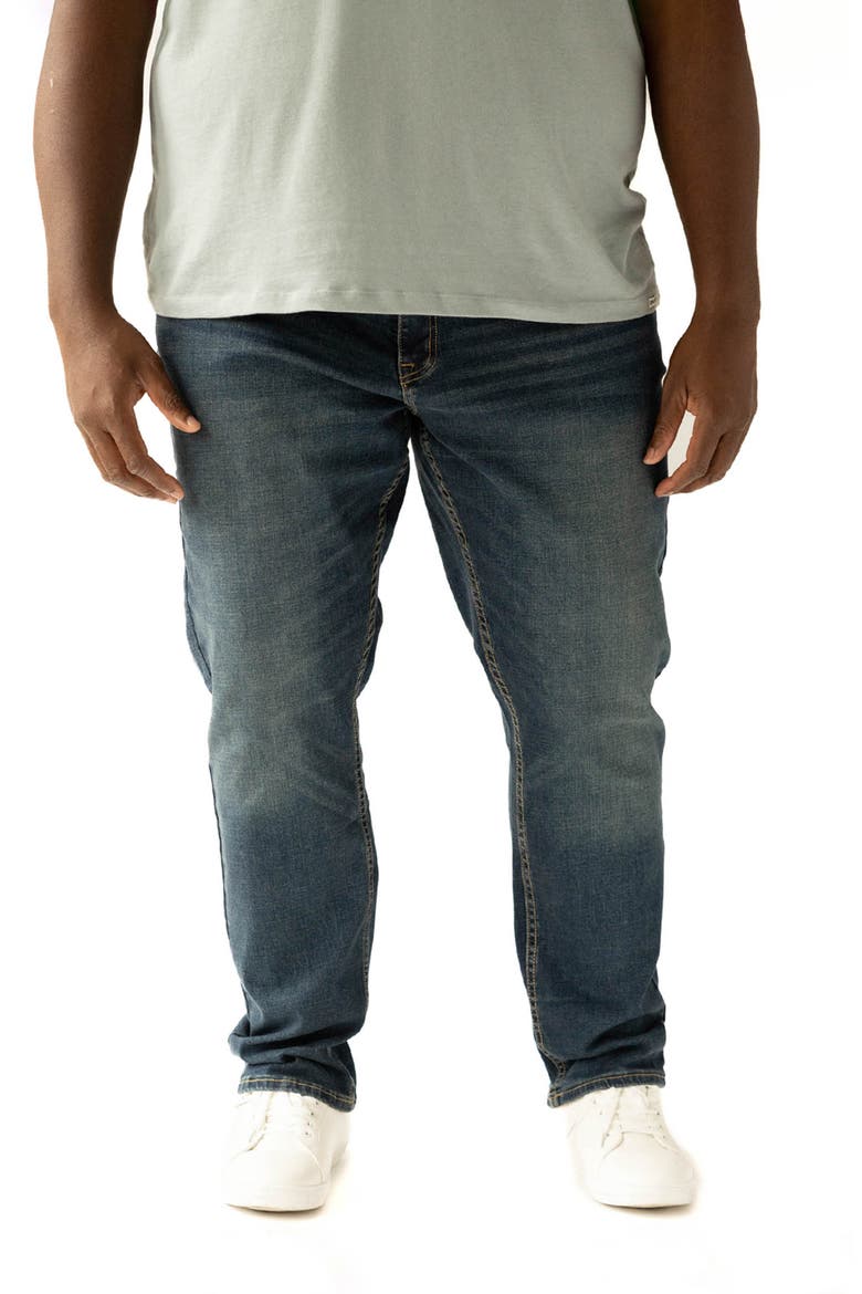 Athletic Fit Jeans, Main, color, LANSING