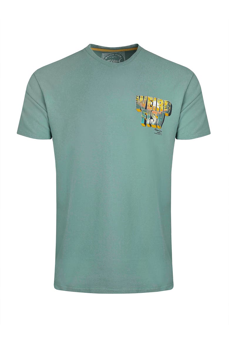 Wild Life Back Print Graphic T-Shirt, Alternate, color, Mineral Blue