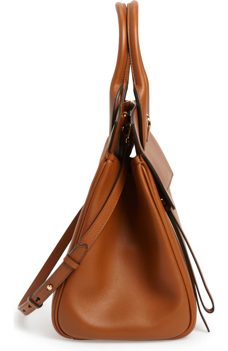 FERRAGAMO Salvatore Ferragamo Medium The Studio Calfskin Leather Top Handle Bag, Alternate, color,