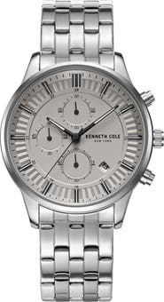 Kenneth Cole Bracelet Chronograph Watch, 45mm