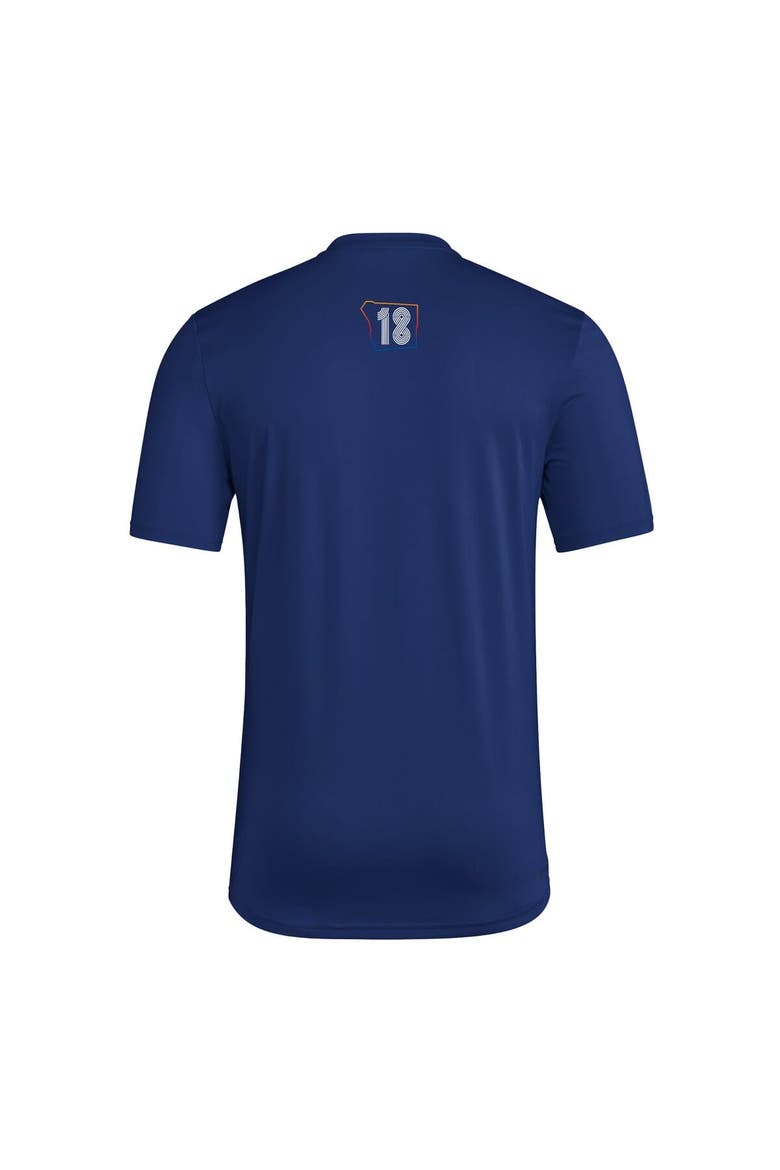 Men's adidas  Navy San Diego FC 2025 Jersey Hook AEROREADY T-Shirt, Alternate, color, Navy
