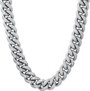 HMY JEWELRY Men's Curb Chain Necklace
