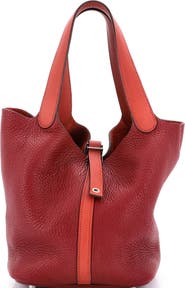 Pre-Owned Hermes Picotin Lock Bag Bicolor Clemence MM