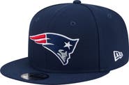 New Era Men's New Era  Navy New England Patriots 9FIFTY Snapback Hat