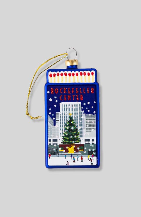 Matchbook Ornament - Rockefeller Center