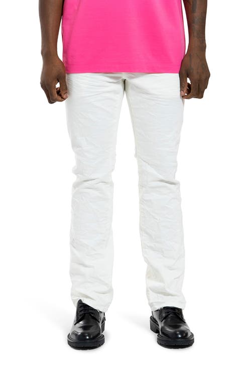 P004 Flare Leg Jeans (White)