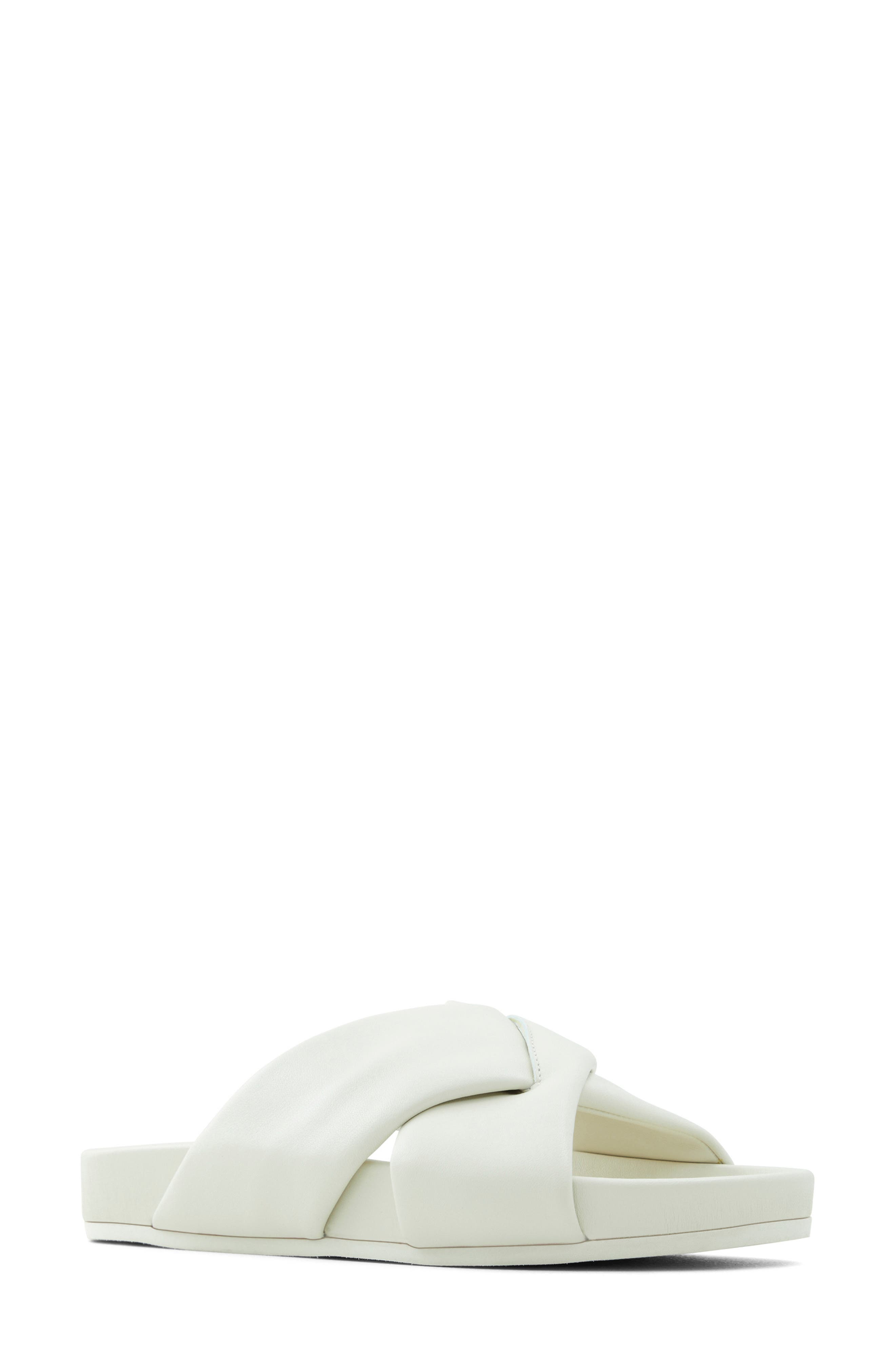 Allie Slide Sandal, Main, color, BONE