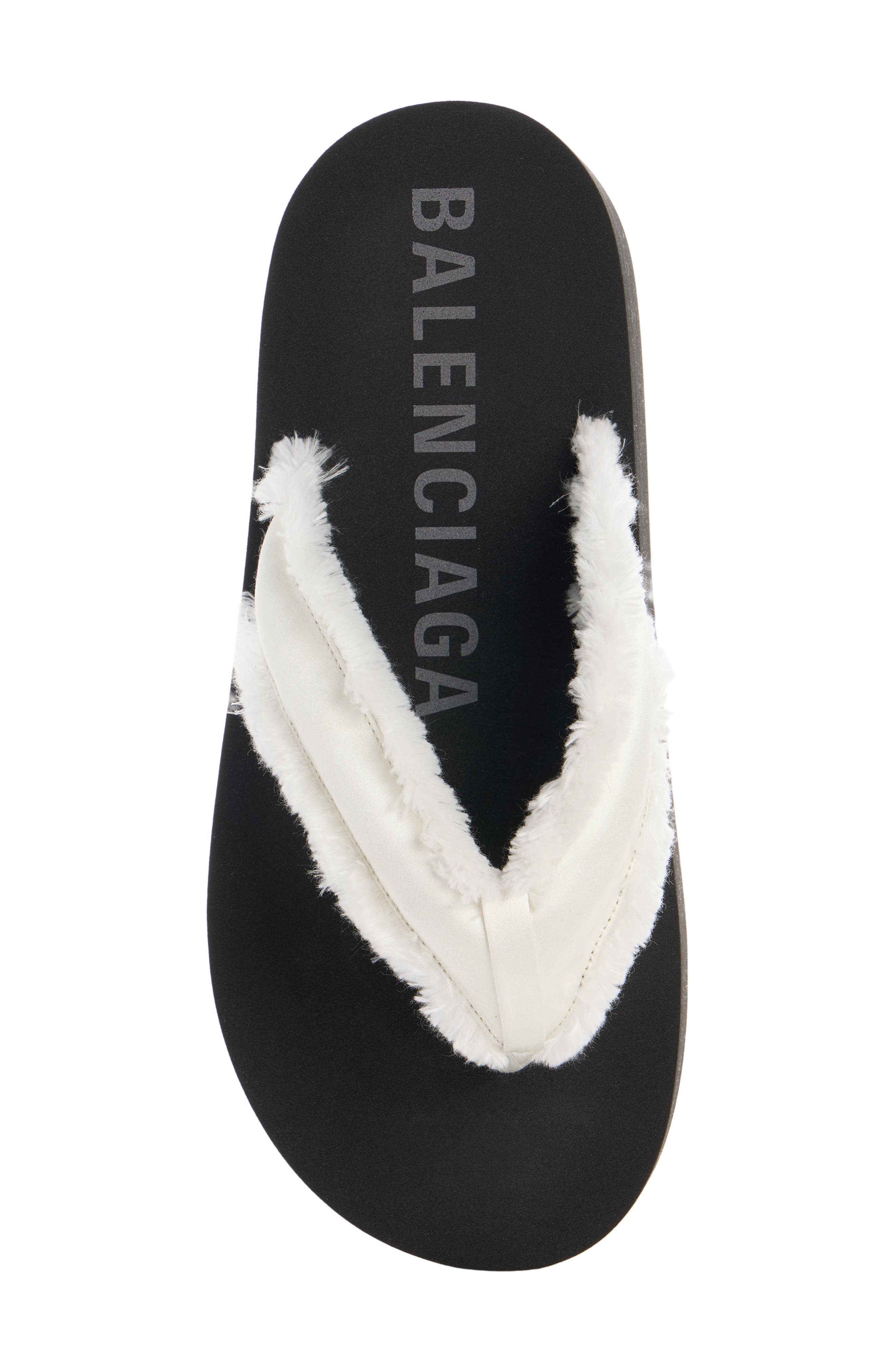 Balenciaga Jet Lag Platform Flip Flop, Alternate, color, White