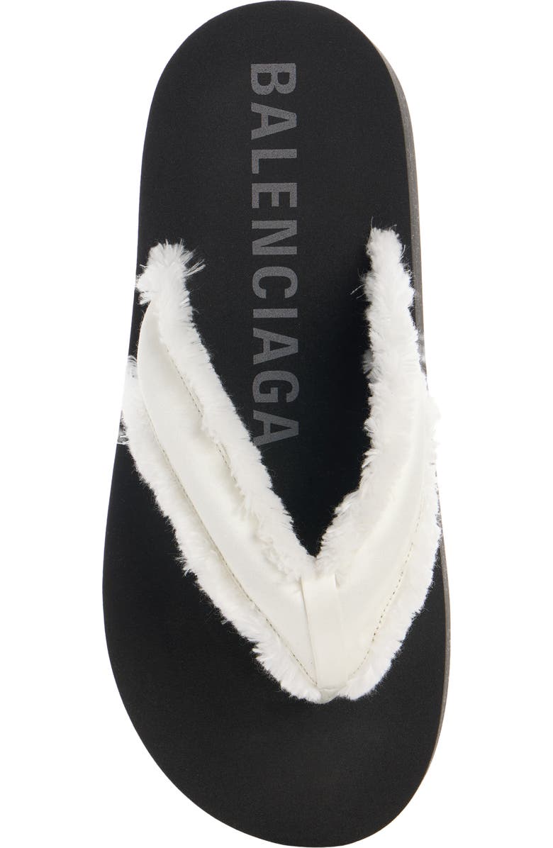 Balenciaga Jet Lag Platform Flip Flop, Alternate, color, White