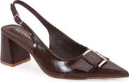 BERNESS Block Heel Slingback Pump