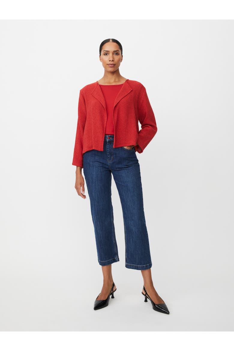 MaJulitta Open Front Long Sleeve Jacket, Alternate, color, Scarlet Sage