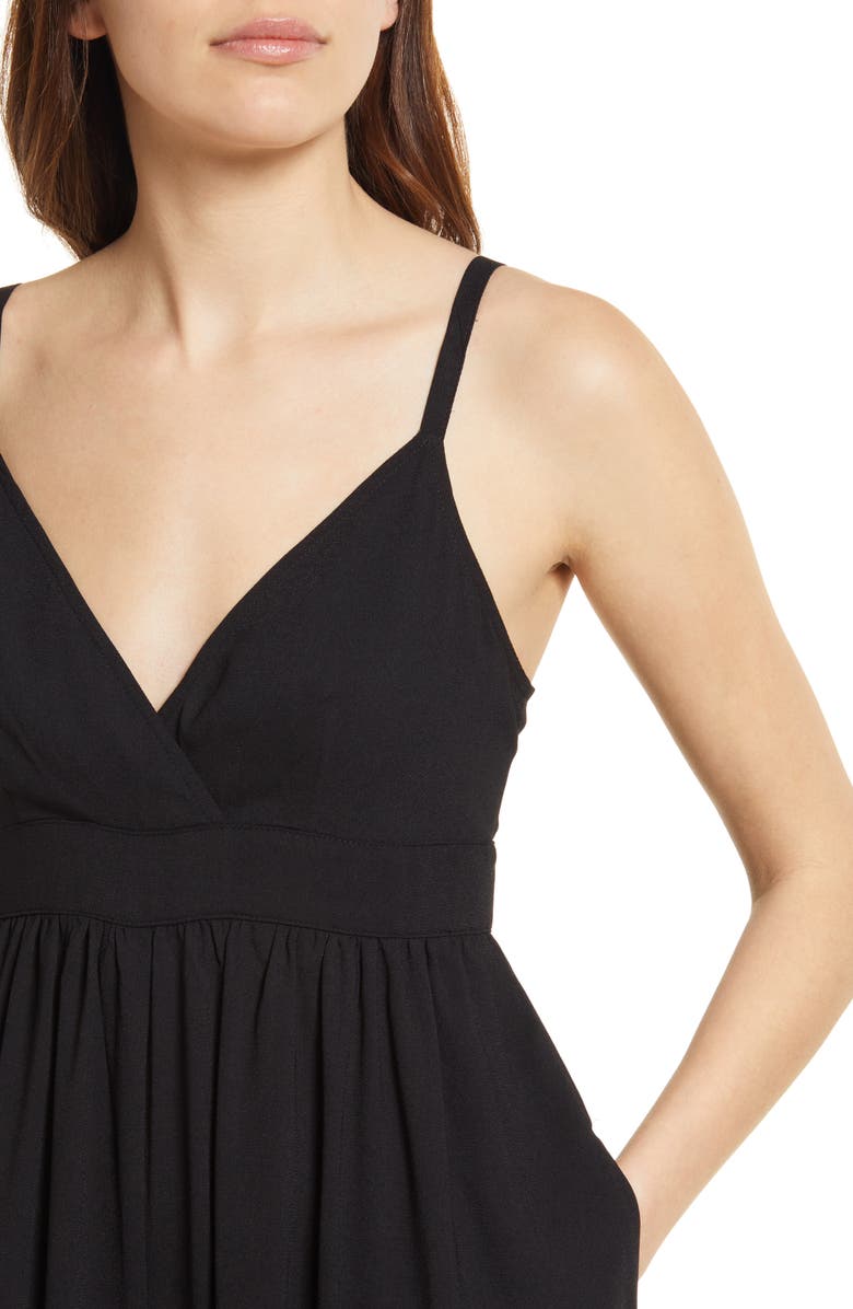 Chelsea28 Deep V-Neck Jumpsuit, Alternate, color,