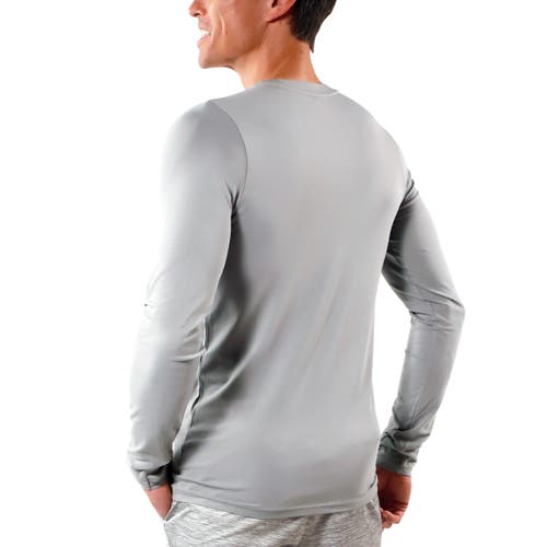 Uv Skinz Long Sleeve Everyday Tee In Steel Grey