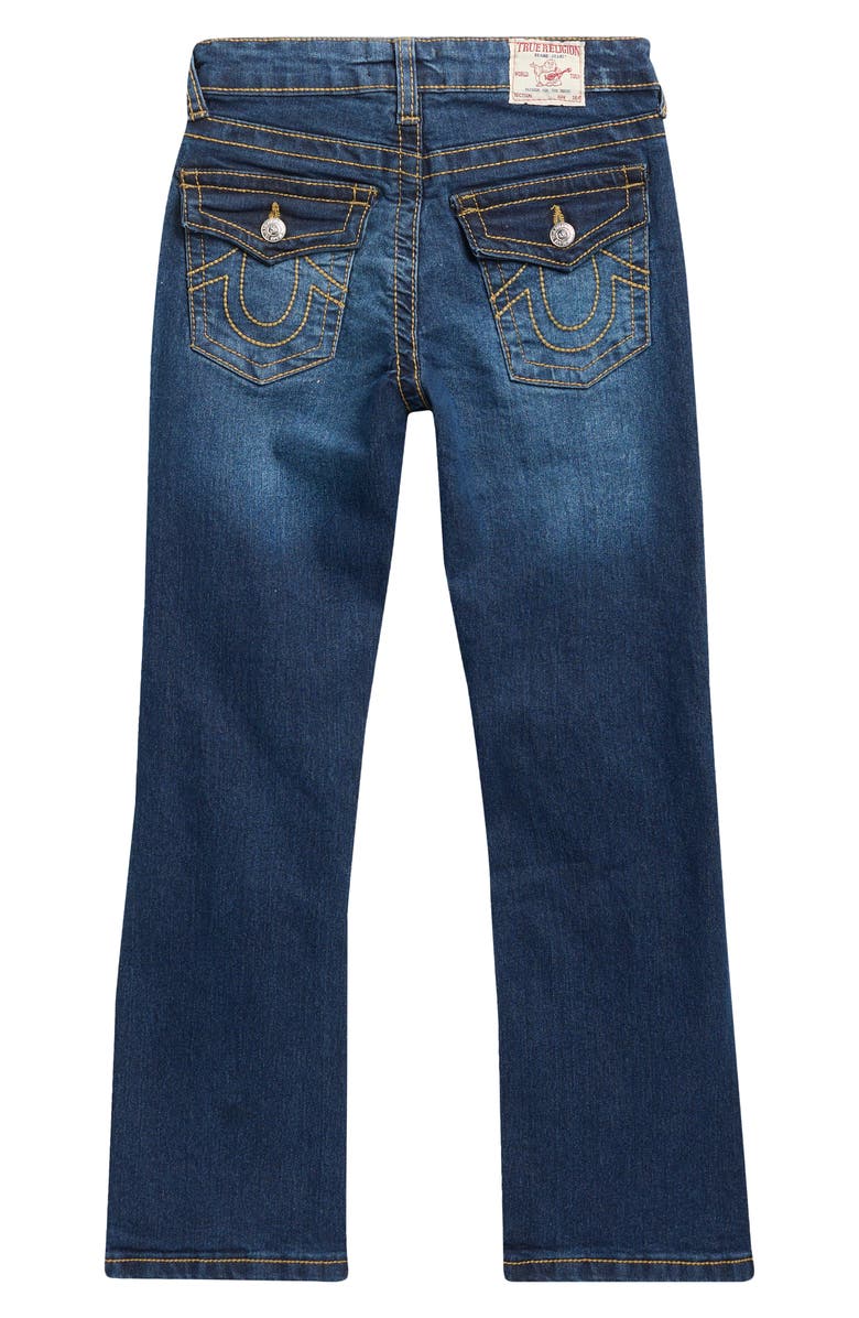 True Religion Kids' Ricky Flap Pocket Bootcut Jeans, Alternate, color, Denim