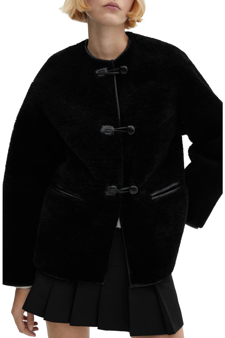 Bethoven Oversize Jacket, Main, color, BLACK