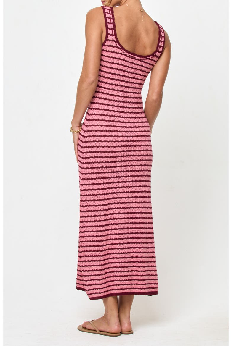 Rosalie Maxi Cover-Up Dress, Alternate, color, STRAWBERRY STRIPE