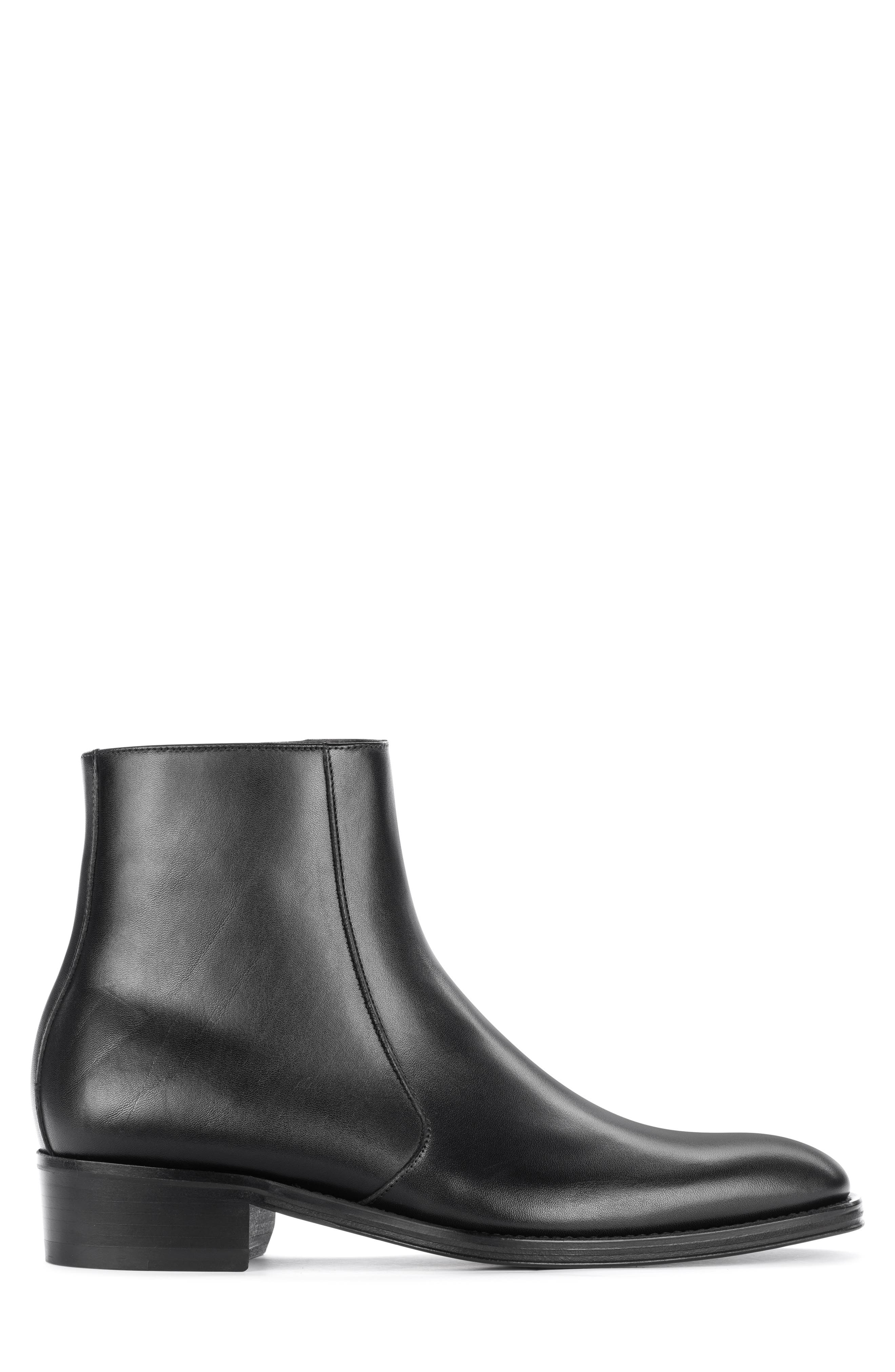 TO BOOT NEW YORK Gilmour Zip-Up Boot, Alternate, color, Cortina Nero Luc