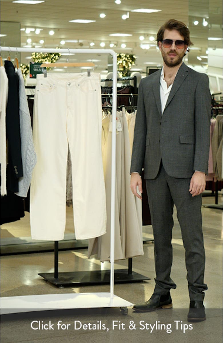 Saige Featherweight Straight Leg Jeans, sales video thumbnail