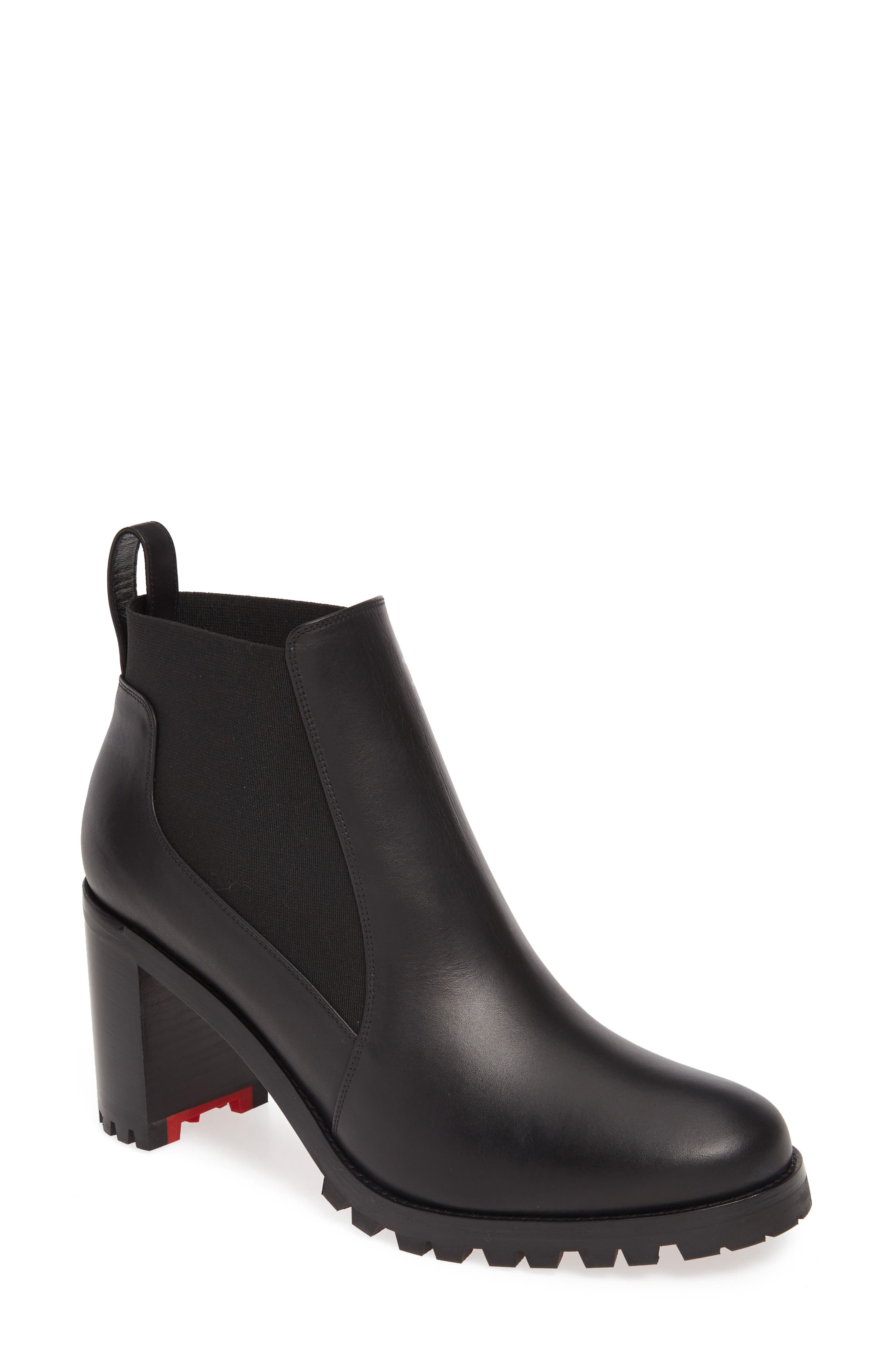 Marchacroche Chelsea Bootie, Main, color, BLACK