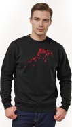 Marvel: Spider-Man Men's Marvel Spider-Man Vintage Red Wraith Shadow Pose Sweatshirt