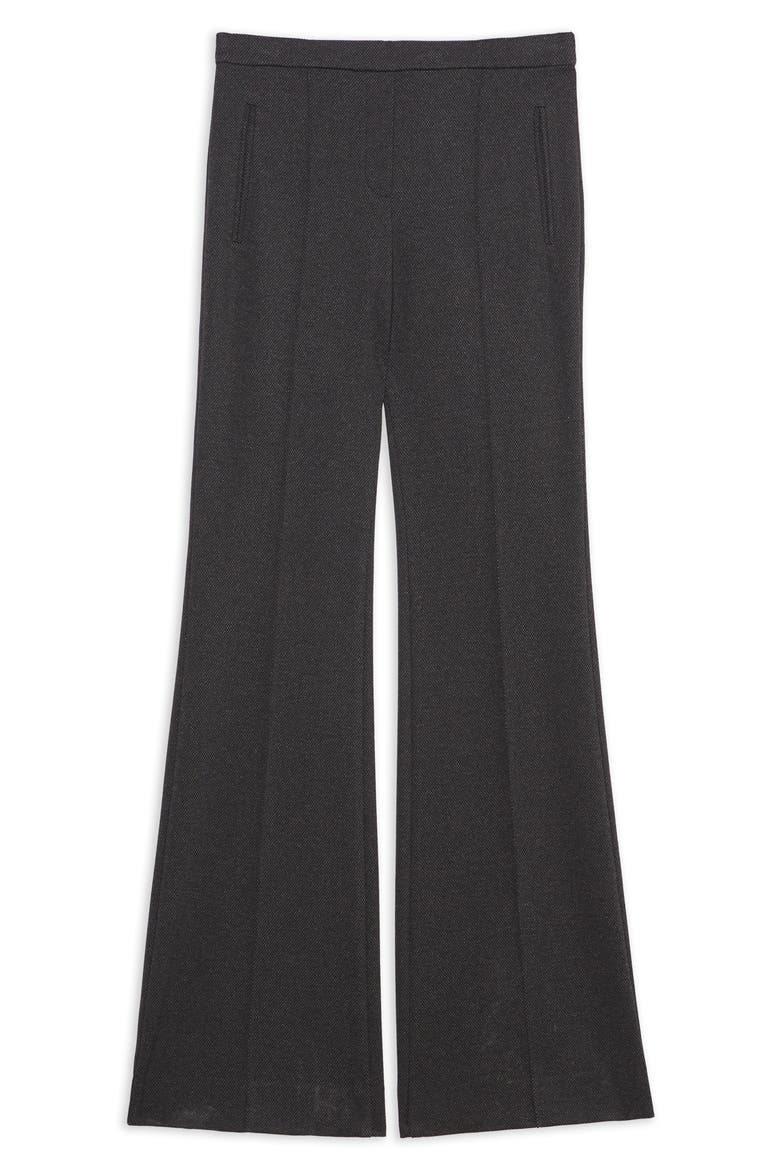 Demitria Pull-On Wide Leg Tweed Pants, Main, color, GREY MULTI