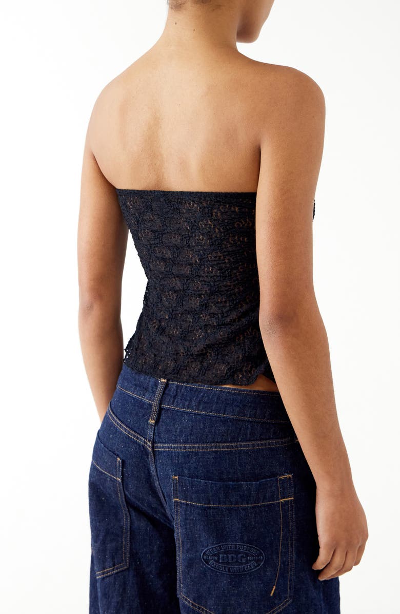 BDG Urban Outfitters Lace Y2K Bandeau Top, Alternate, color,