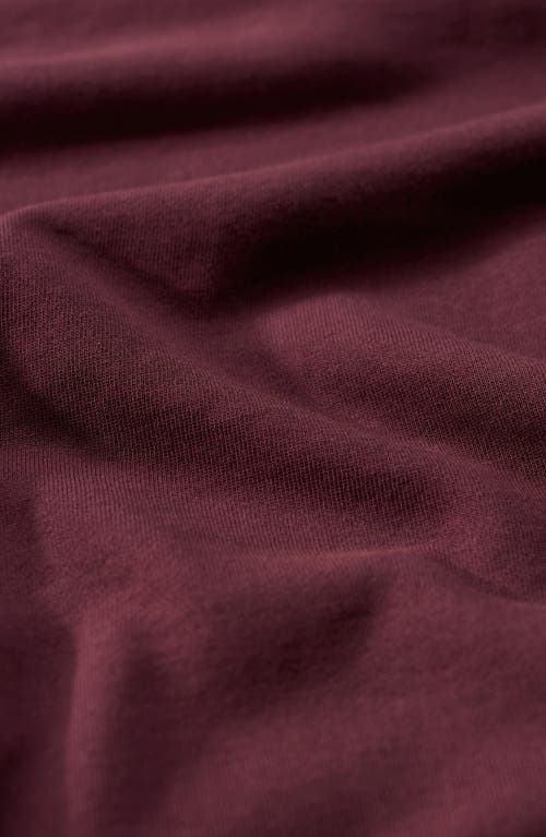 Seasalt Cornwall Bremble Mock Neck Tunic Top In Burgundy