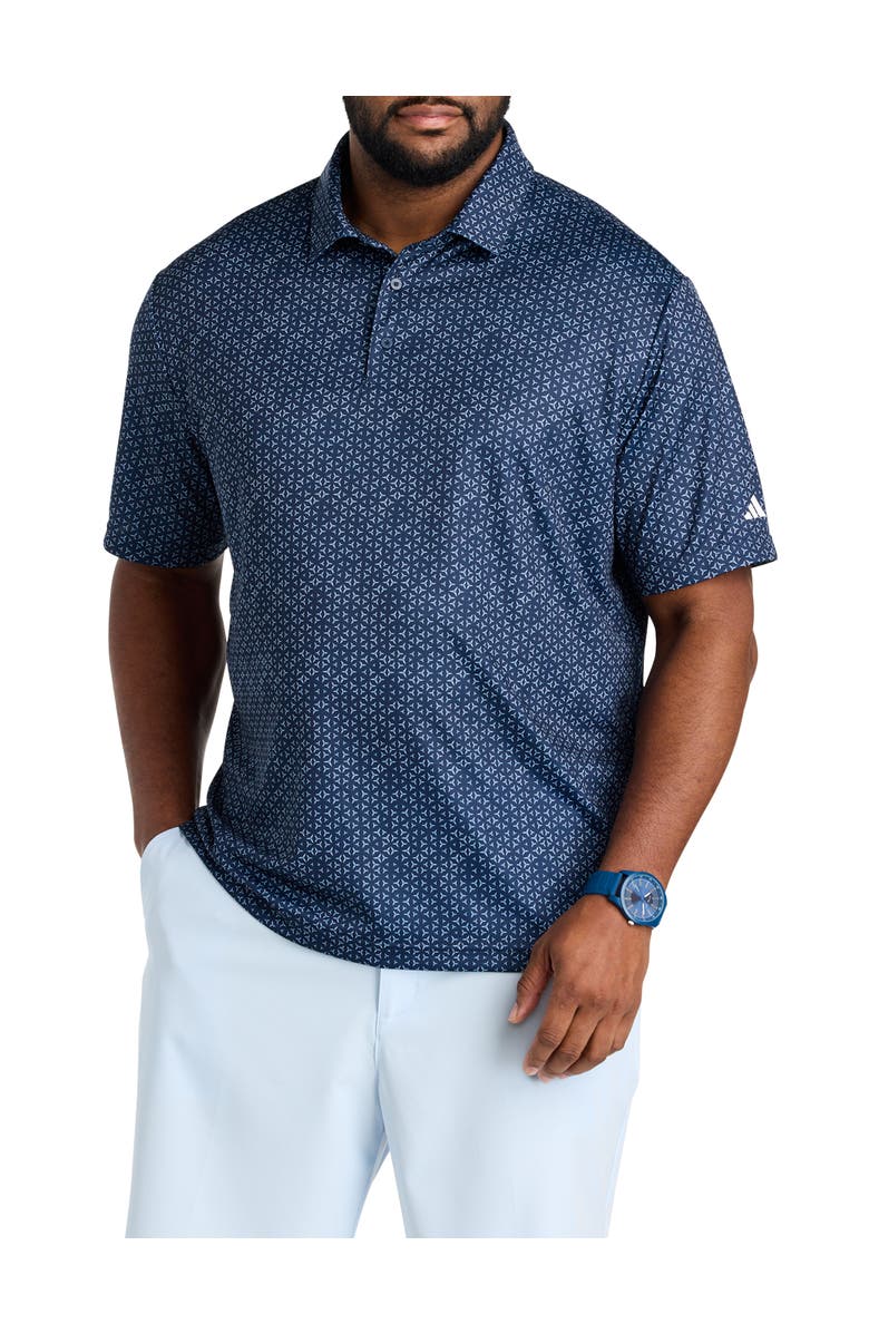 adidas Big & Tall Ultimate 365 Mesh Performance Polo Shirt, Main, color, Collegiate Navy