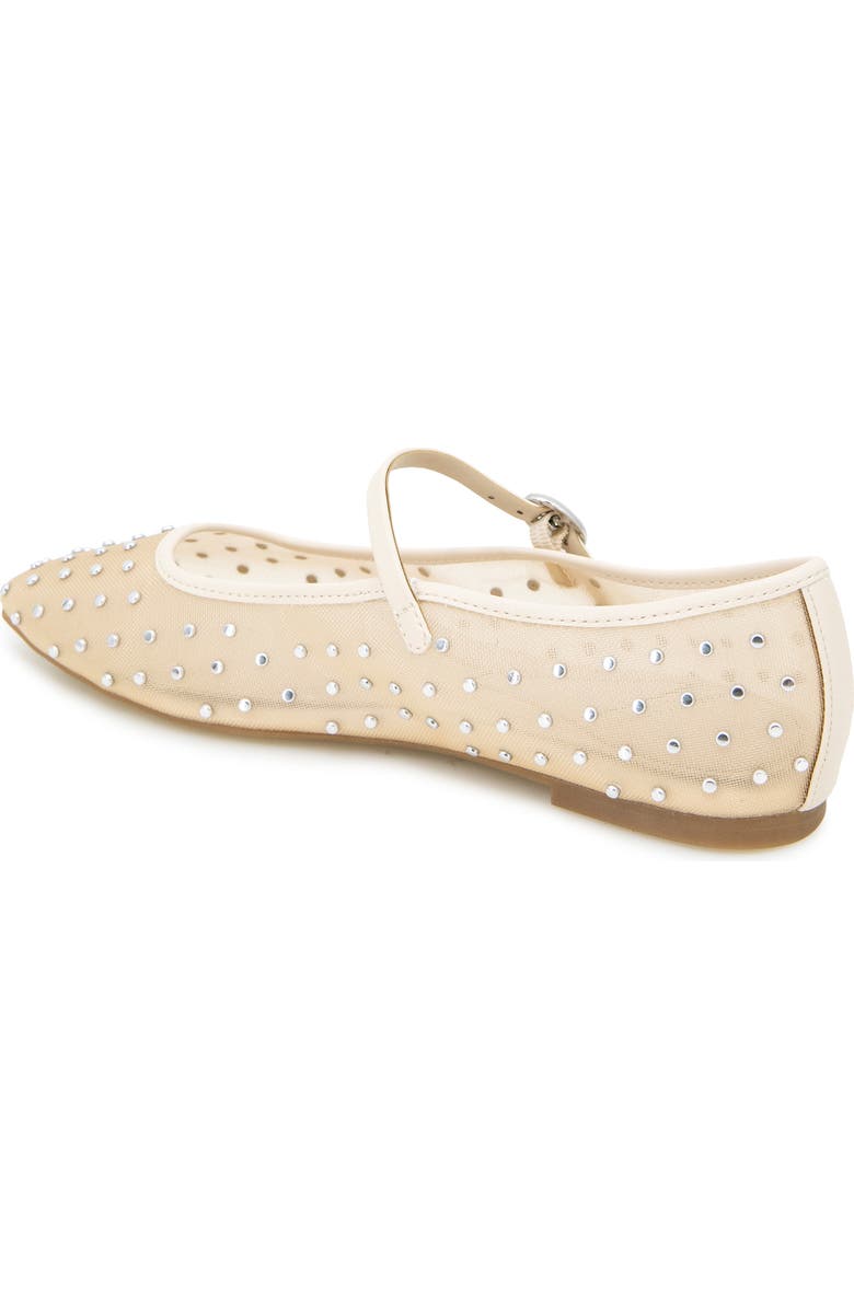 Kenneth Cole Jasper Mary Jane Flat, Alternate, color, Beige Mesh
