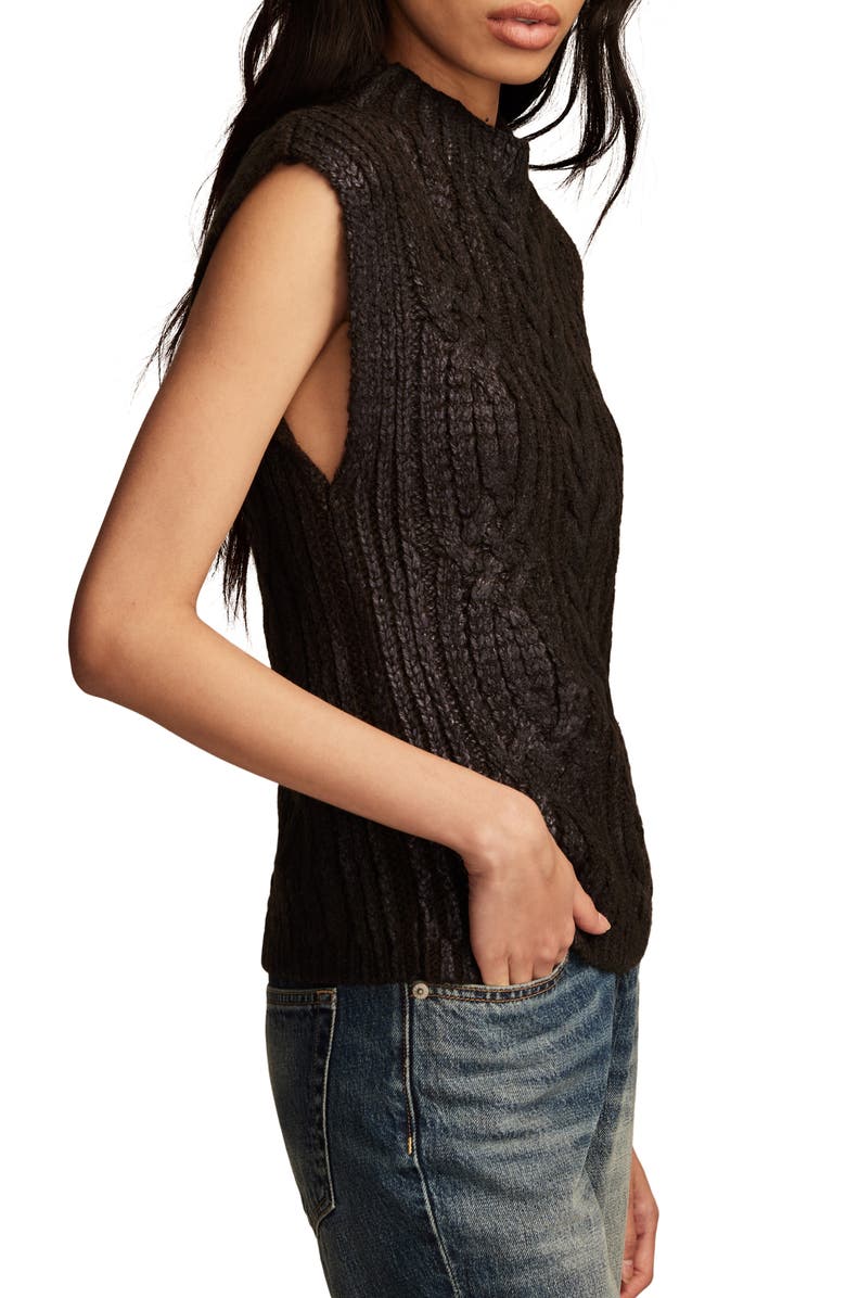 Lucky Brand Metallic Sweater Vest, Alternate, color, 