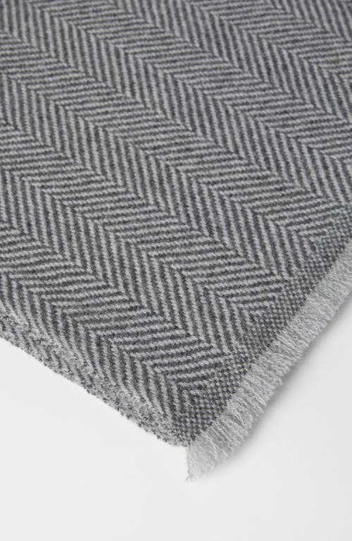 Brunello Cucinelli Cashmere Scarf In Gray