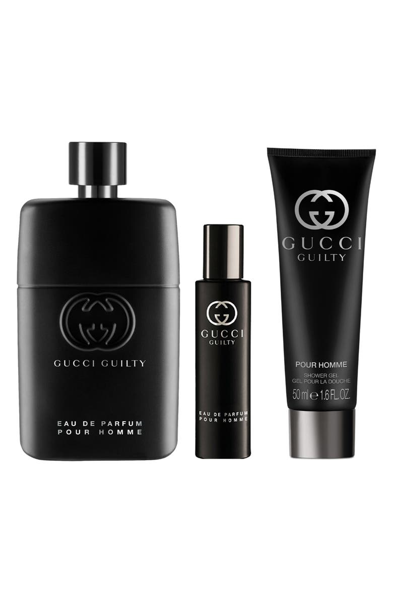 Gucci Guilty Pour Homme Eau de Parfum 3-Piece Gift Set, Alternate, color, 