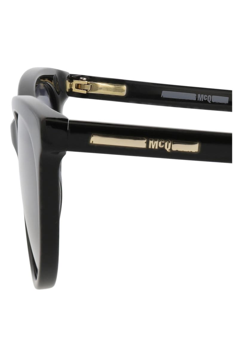 MCQ 53mm Cat Eye Sunglasses, Alternate, color, Black Black Grey