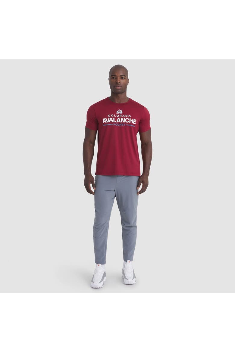 Men's Fanatics Burgundy Colorado Avalanche Authentic Pro Rink Tech T-Shirt, Alternate, color, Burgundy