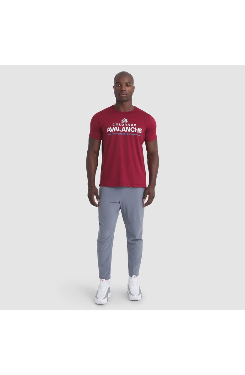FANATICS Men
s Fanatics Burgundy Colorado Avalanche Authentic Pro Rink Tech T-Shirt, Alternate, color, Burgundy