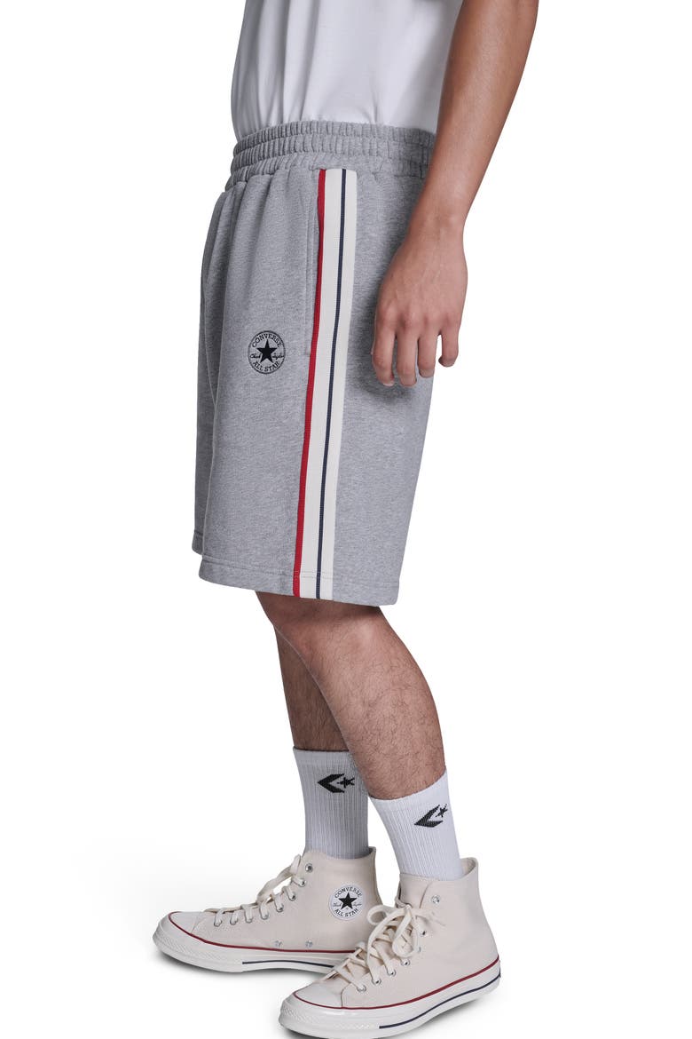 Chuck Taylor Sweatshort, Alternate, color, VINTAGE GREY HEATHER