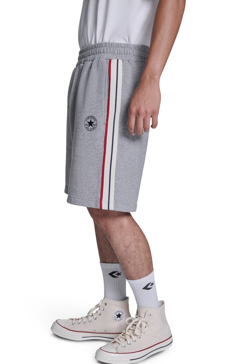 Converse Chuck Taylor Sweatshort, Alternate, color, Vintage Grey Heather