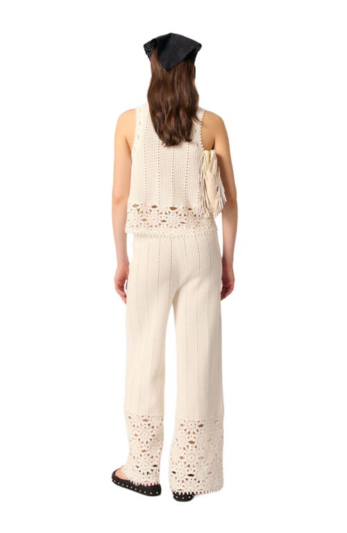 Maje Crochet Vest Top