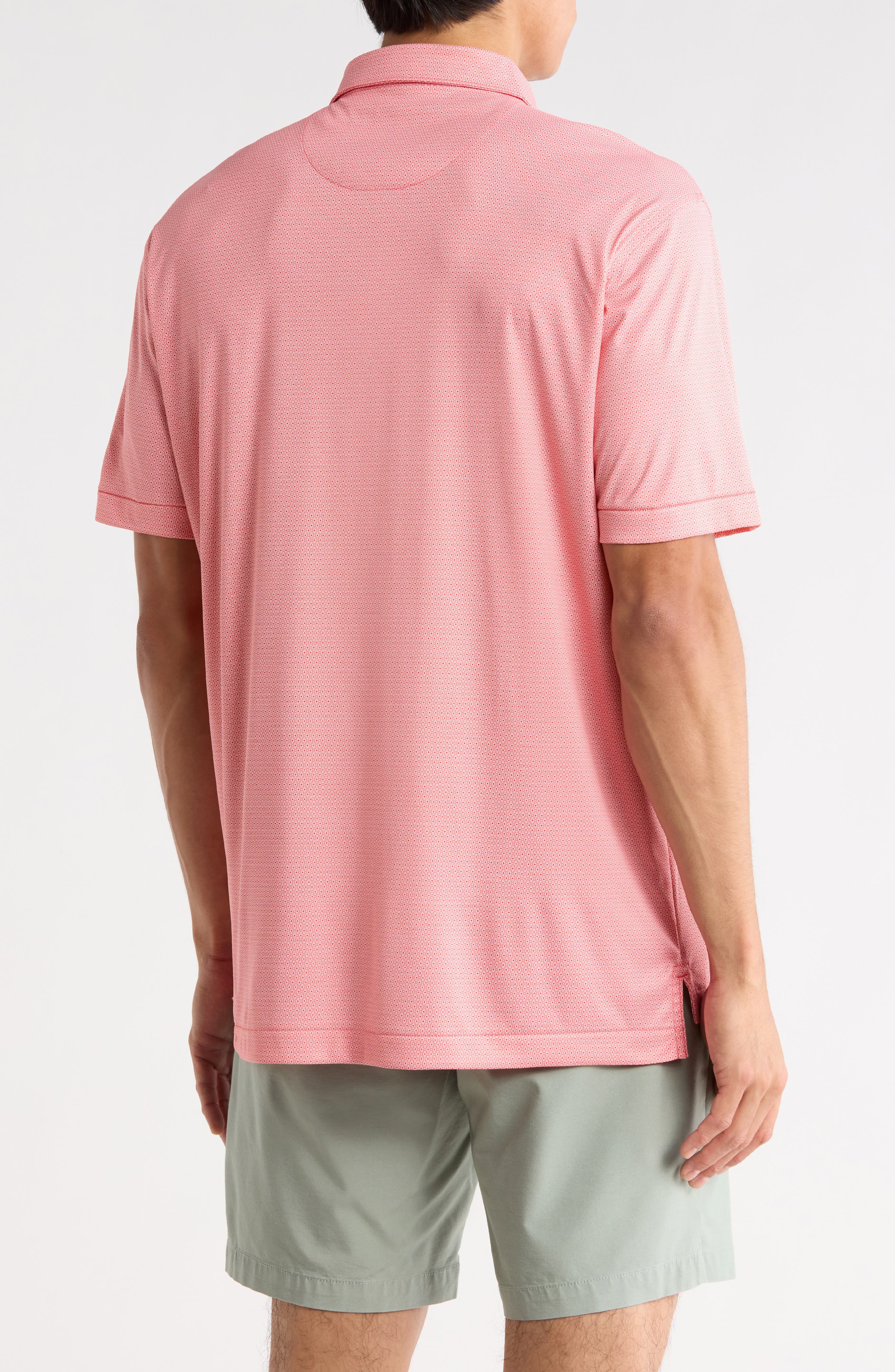 Featherweight Geo Link Print Performance Knit Polo - image 2