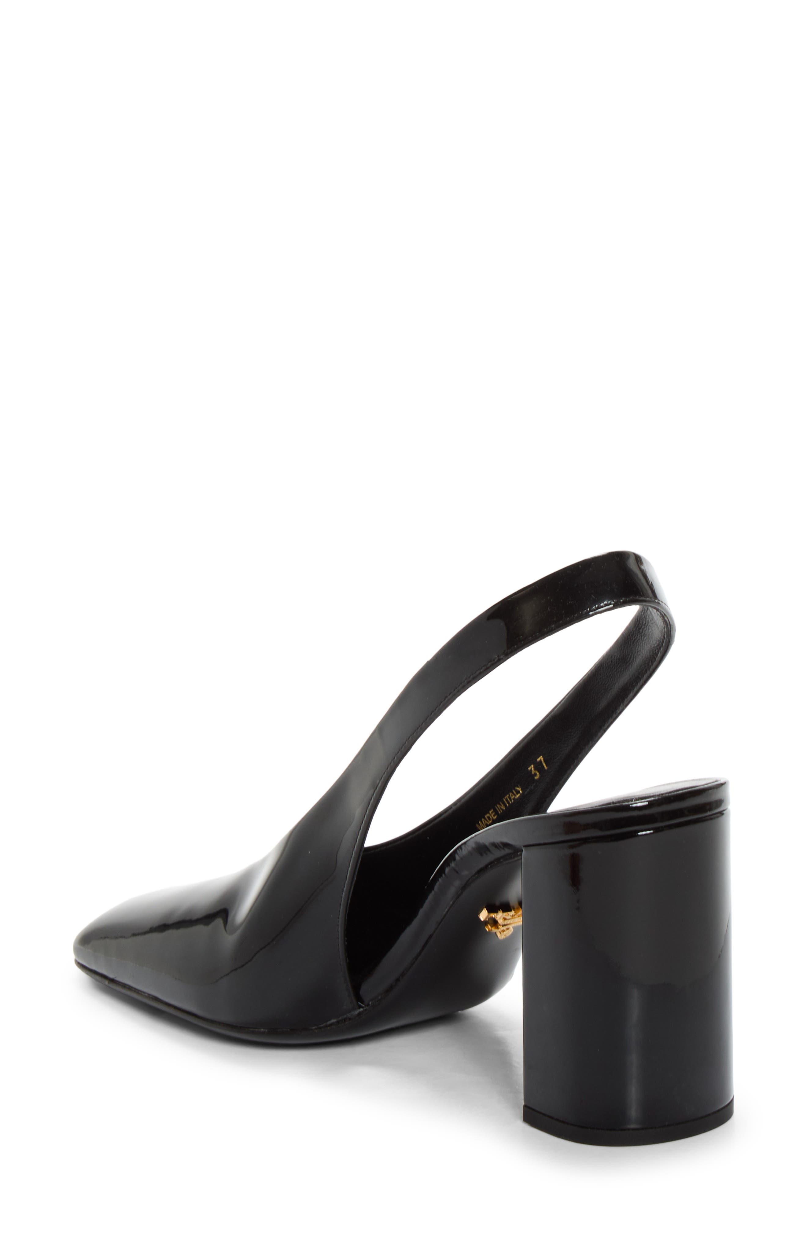 Patent Slingback Pump, Alternate, color, NERO