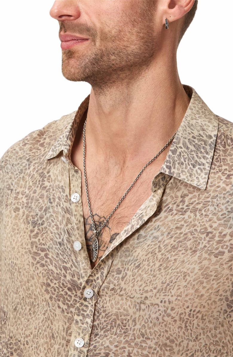 John Varvatos Bucks Button-Up Shirt, Alternate, color, Light Khaki